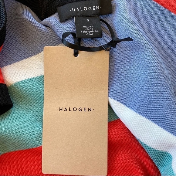 Halogen NEW Multi Colored Striped Maxi Dre… - Picture 4 of 5